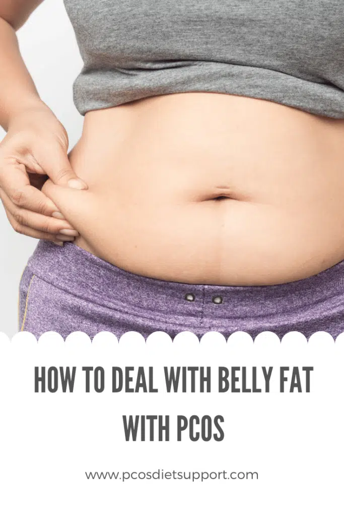 How to deal with belly fat with PCOS pinterest