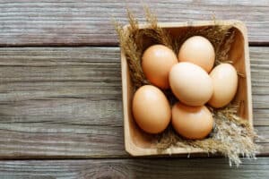 PCOS diet on the road eggs