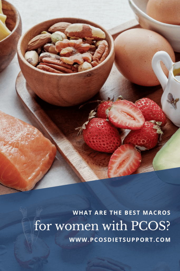 macros for PCOS pinterest image