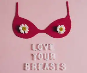 PCOS AND BREASTFEEDING - RED FELT BRA